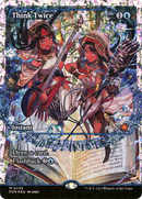 Think Twice (Showcase) (Fracture Foil) (FDN-435) [Foundations] Foil