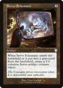 Servo Schematic (Retro Frame) (BRC-158) [The Brothers' War Commander]