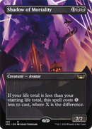 Shadow of Mortality (Borderless) (SNC-287) [Streets of New Capenna] Foil