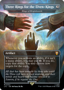 Three Rings for the Elven-Kings - Rings of Brighthearth (LTC-352) (Borderless) [Tales of Middle-earth Commander] Foil