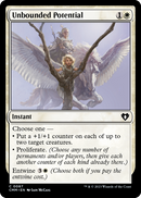 Unbounded Potential (CMM-067) [Commander Masters] Foil