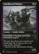 Unhallowed Phalanx (DBL-402) [Innistrad: Double Feature] Foil
