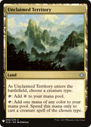 Unclaimed Territory (LIST-XLN-258) [The List]