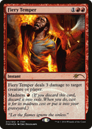 Fiery Temper (FNM-011) [Friday Night Magic 2016] Foil