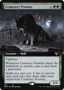 Cemetery Prowler (Extended Art) (VOW-385) [Innistrad: Crimson Vow] Foil