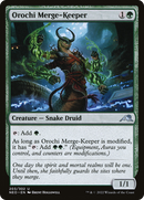 Orochi Merge-Keeper (NEO-203) [Kamigawa: Neon Dynasty] Foil
