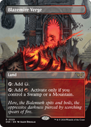 Blazemire Verge (Borderless) (DSK-329) [Duskmourn: House of Horror] Foil