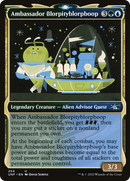 Ambassador Blorpityblorpboop (Showcase) (UNF-254) [Unfinity] Foil