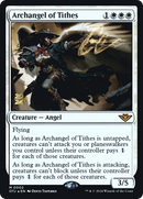 Archangel of Tithes (PRE-002) [Outlaws of Thunder Junction Promos] Foil