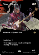 Voice of Victory (Borderless) (TDM-331) (Showcase) [Tarkir: Dragonstorm] Foil