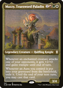 Mazzy, Truesword Paladin (Foil Etched) (CLB-541) [Commander Legends: Battle for Baldur's Gate] Foil