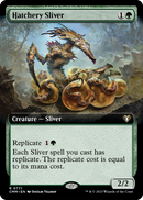 Hatchery Sliver (Extended Art) (CMM-771) [Commander Masters]