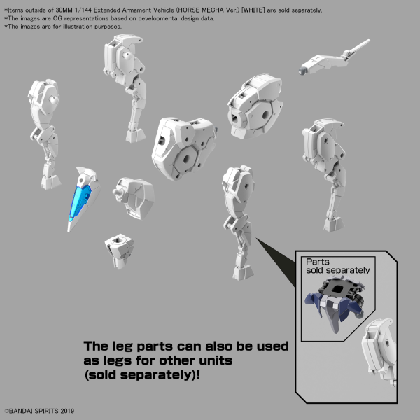 EV-?? Extended Armament Vehicle (Horse Mecha Ver. White) [Jan 2025]