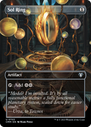 Sol Ring (Borderless) (CMM-703) [Commander Masters] Foil