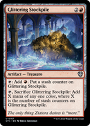 Glittering Stockpile (OTC-167) [Outlaws of Thunder Junction Commander]