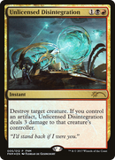 Unlicensed Disintegration (FNM-005) [Friday Night Magic 2017] Foil