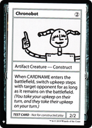 Chronobot (CMB1-105) [Mystery Booster Playtest Cards 2019]