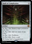 Staff of Compleation (PPONE-242) [Promo Pack: Phyrexia: All Will Be One Promos]