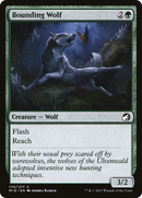 Bounding Wolf (MID-170) [Innistrad: Midnight Hunt]