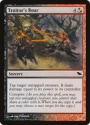 Traitor's Roar (SHM-200) [Shadowmoor] Foil