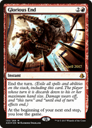 Glorious End (PRE-133) [Amonkhet Promos] Foil