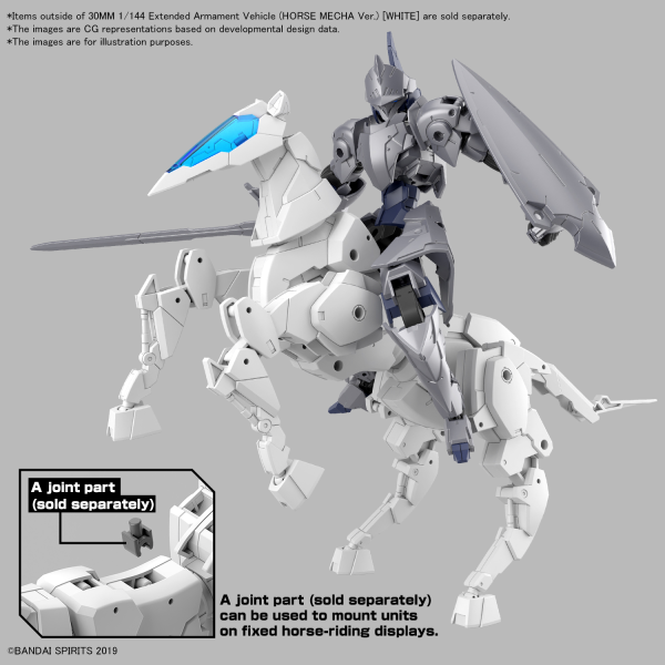 EV-?? Extended Armament Vehicle (Horse Mecha Ver. White) [Jan 2025]