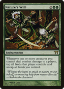Nature's Will (CHK-230) [Champions of Kamigawa] Foil