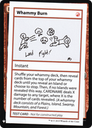Whammy Burn (CMB1-070) [Mystery Booster Playtest Cards 2019]