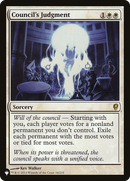 Council's Judgment (LIST-CNS-16) [The List]