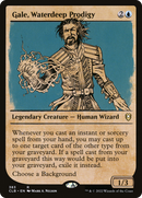 Gale, Waterdeep Prodigy (Showcase) (CLB-383) [Commander Legends: Battle for Baldur's Gate] Foil