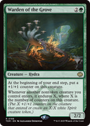 Warden of the Grove (PPTDM-166) [Promo Pack: Tarkir: Dragonstorm] Foil