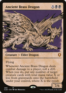 Ancient Brass Dragon (Showcase) (CLB-389) [Commander Legends: Battle for Baldur's Gate] Foil