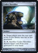 Codex Shredder (LIST-RTR-228) [The List] Foil