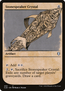 Stonespeaker Crystal (Showcase) (CLB-450) [Commander Legends: Battle for Baldur's Gate] Foil