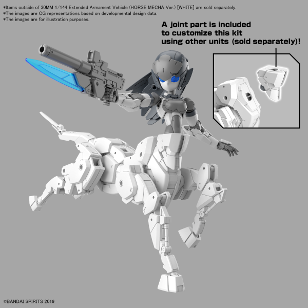 EV-?? Extended Armament Vehicle (Horse Mecha Ver. White) [Jan 2025]