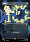 Sol Ring (Borderless) (Surge Foil) (PIP-887) [Fallout] Foil