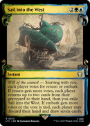 Sail into the West (Showcase Scrolls) (LTC-475) [Tales of Middle-earth Commander] Foil
