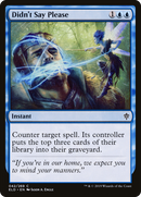 Didn't Say Please (ELD-042) [Throne of Eldraine]