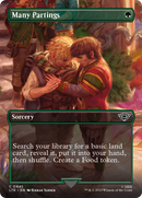 Many Partings (Borderless) (LTR-445) [The Lord of the Rings: Tales of Middle-earth] Foil