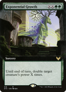 Exponential Growth (Extended Art) (STX-318) [Strixhaven: School of Mages] Foil