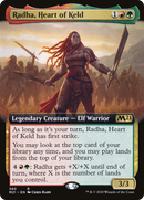 Radha, Heart of Keld (Extended Art) (M21-380) [Core Set 2021] Foil