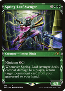 Spring-Leaf Avenger (Showcase) (NEO-349) [Kamigawa: Neon Dynasty] Foil