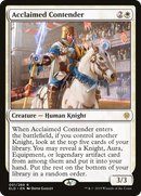 Acclaimed Contender (PPELD-01P) [Promo Pack: Throne of Eldraine Promos] Foil