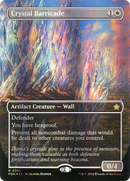 Crystal Barricade (Borderless) (Mana Foil) (FDN-365) [Foundations] Foil