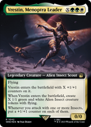 Vrestin, Menoptra Leader (Extended Art) (Surge Foil) (WHO-1042) [Doctor Who] Foil