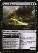 Topaz Dragon (CLB-153) [Commander Legends: Battle for Baldur's Gate] Foil