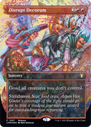 Disrupt Decorum (LARP-1067) (Borderless) [Commander Masters] Foil