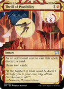 Thrill of Possibility (STA-046) (Showcase) (Borderless) [Strixhaven Mystical Archive] Etched Foil