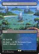 Yavimaya Coast (Borderless) (DMU-382) [Dominaria United] Foil