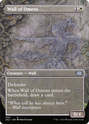 Wall of Omens (Borderless) (2X2-344) [Double Masters 2022] Foil